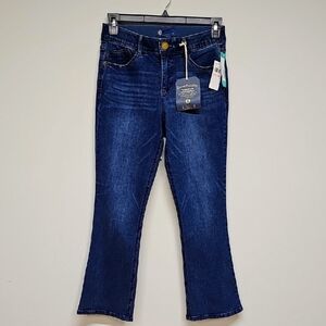 Democracy "Ab"solution® Itty Bitty Bootcut Petite Blue Jeans Size 10 P